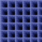 Grille bleue
